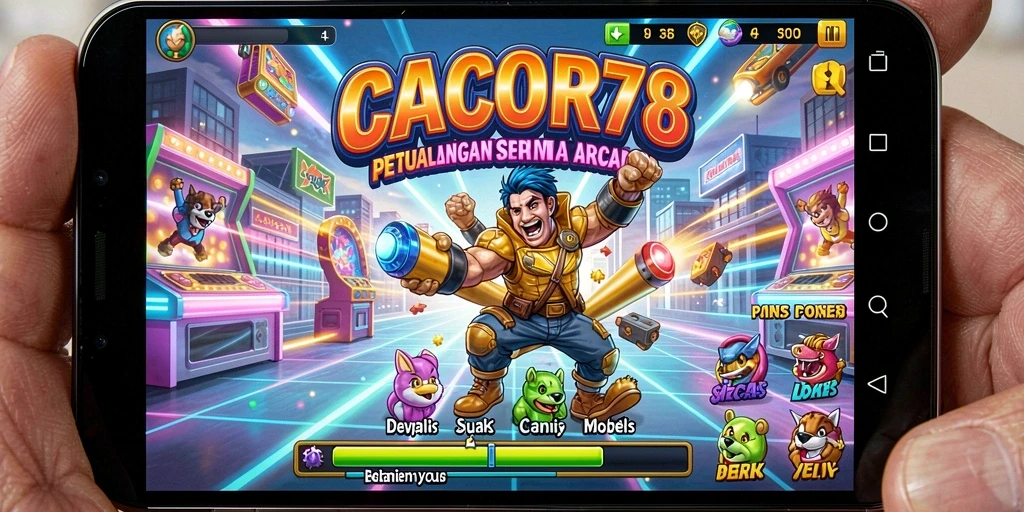 Tampilan menarik dari gameplay seru CACOR78 dengan berbagai karakter.