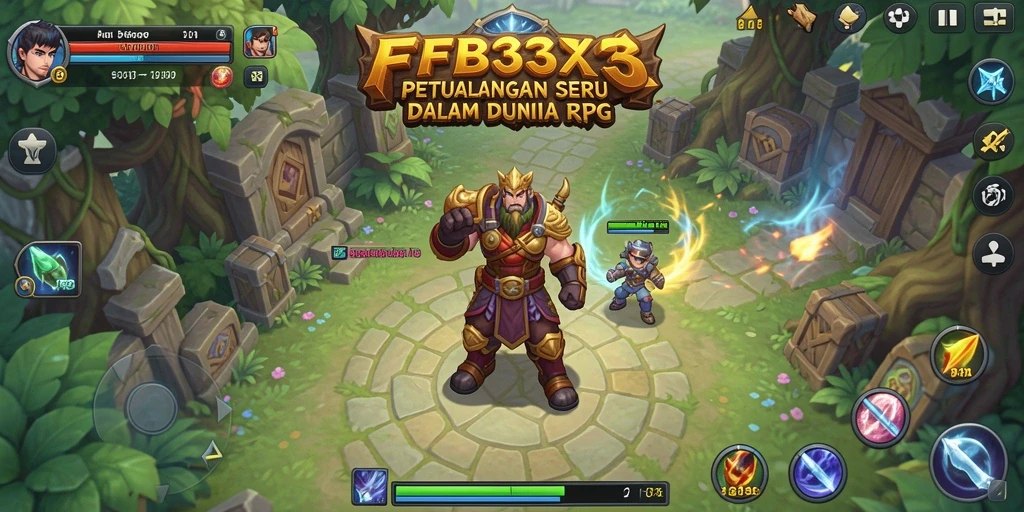 Tampilan memukau dari gameplay RPG FB333 yang menarik.