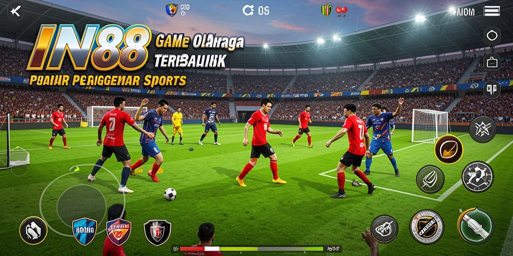 Tampilan gameplay seru dari IN88 dengan berbagai cabang olahraga.