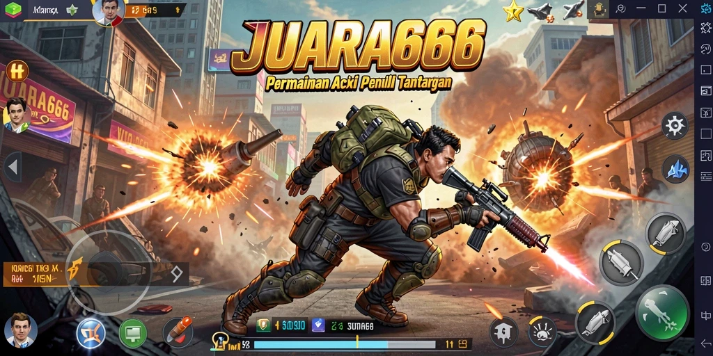 Tampilan gameplay seru di JUARA666 dengan aksi mendebarkan.