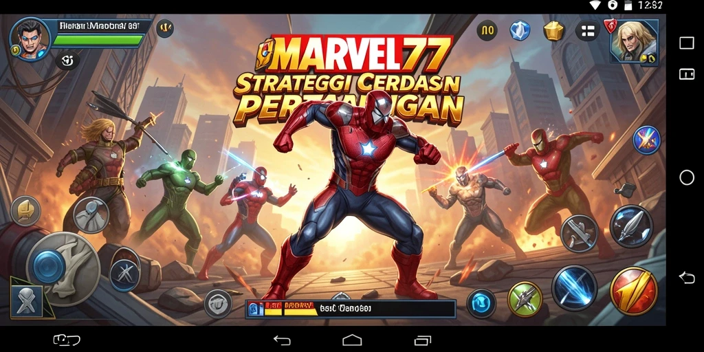 Tangkapan layar bermain MARVEL77 dengan aksi strategis penuh ketegangan.