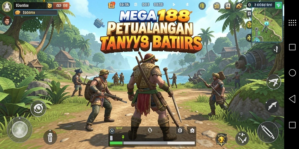 Gameplay menarik MEGA188 dalam dunia terbuka yang luas.