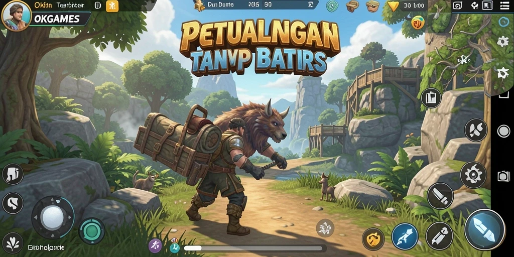 Tampilan menakjubkan dunia terbuka dalam OKGAMES dengan gameplay yang imersif.