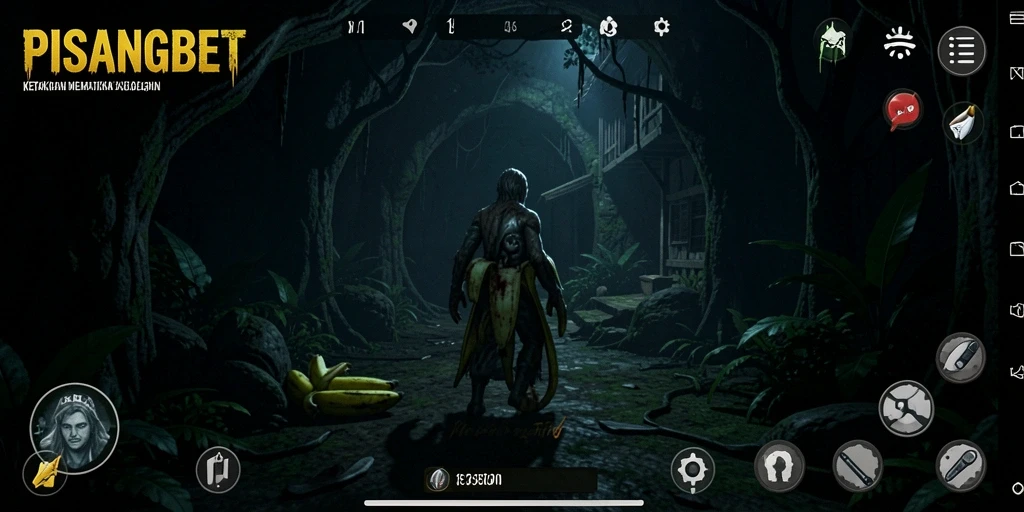 Tangkapan layar PISANGBET menampilkan suasana Horror yang menegangkan dan mengerikan.