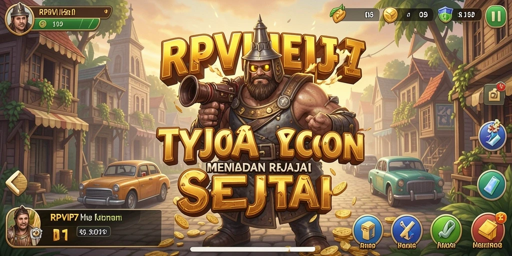 Menampilkan gameplay seru dan interaktif dari RPVIP7 yang penuh strategi Tycoon.