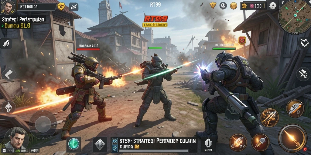 Tampilan menarik dari gameplay RT99 dengan strategi mendalam.