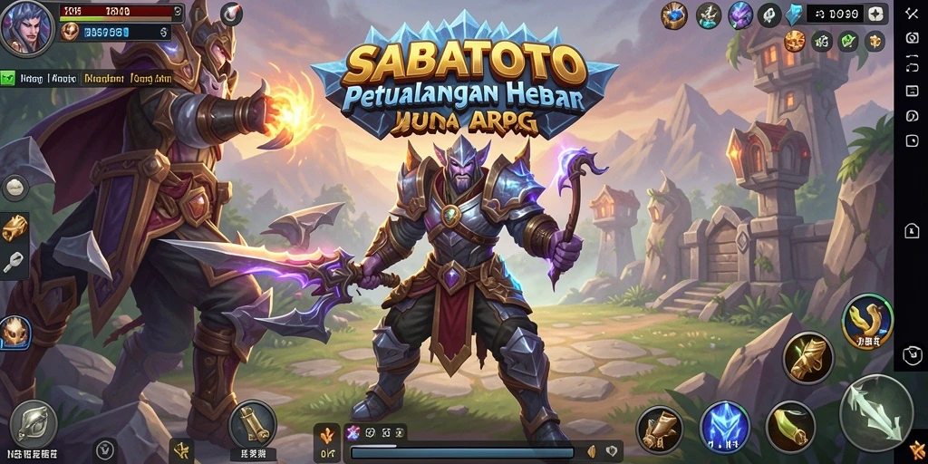 Tangkapan layar gameplay SABATOTO menampilkan pertarungan yang mendebarkan.