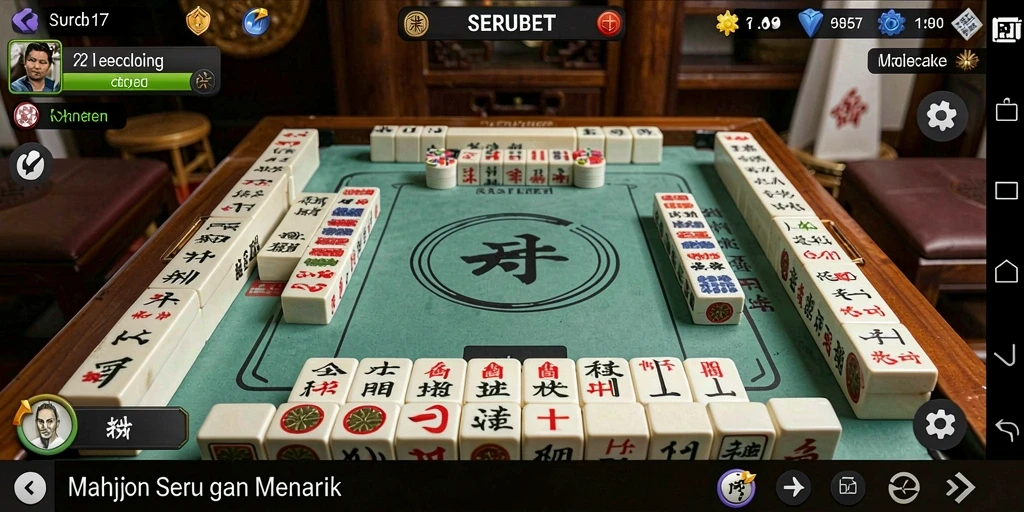 Tampilan gameplay SERUBET yang menarik dan menantang.