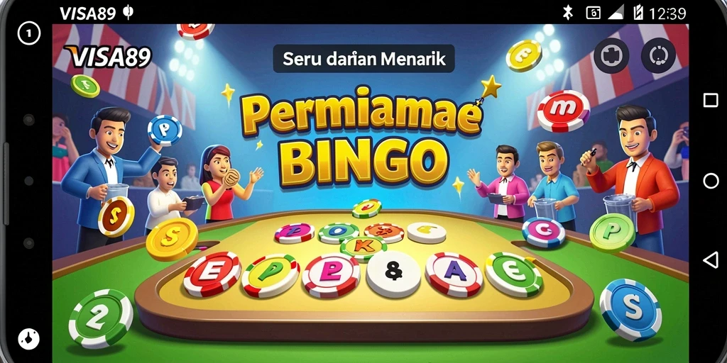 Screenshot gameplay menarik dari aplikasi Bingo VISA89.