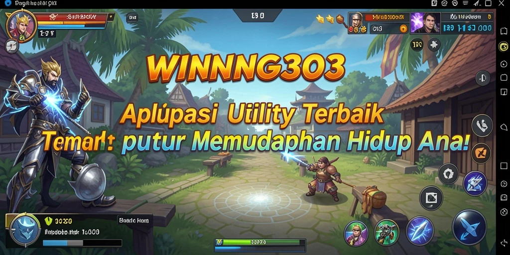 Tampilan aplikasi WINNING303 yang intuitif dan fungsional.