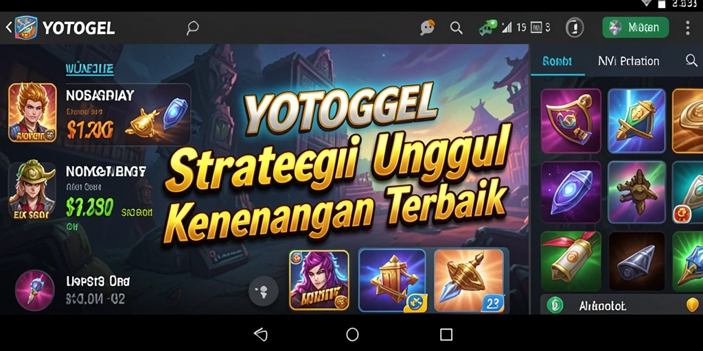 Tampilan gameplay YOTOGEL yang penuh strategi dan tantangan.